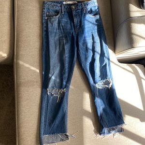 Lovers & Friends cropped denim